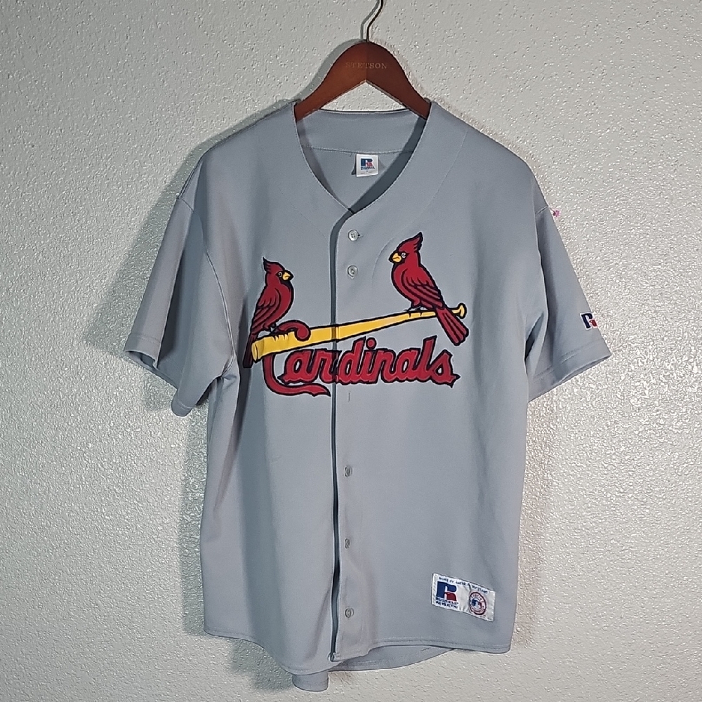 Russell Athletic Gray Cardinals Men's Jersey.